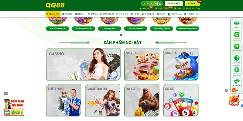 QQ88 ⭐️ Link Vào Trang Chủ QQ 88 Uy Tín Top #1 Google VN ✔️ 19 Các trò chơi "Đỉnh Kout" tại QQ88